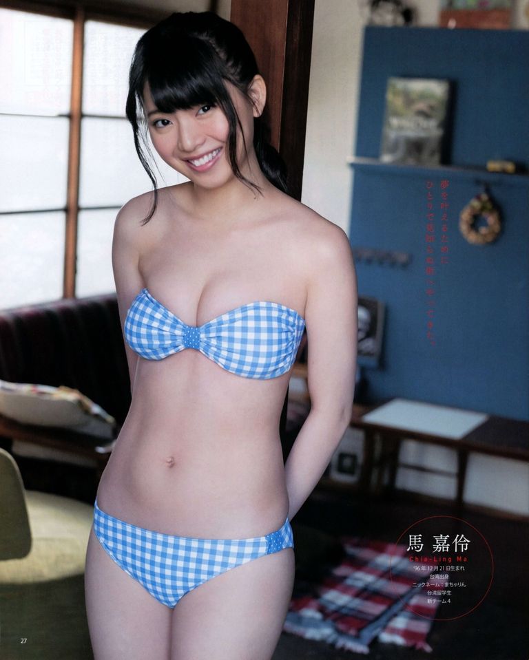 AKB48馬嘉伶(21)の水着グラビアがクッソエロいｗｗ【エロ画像】